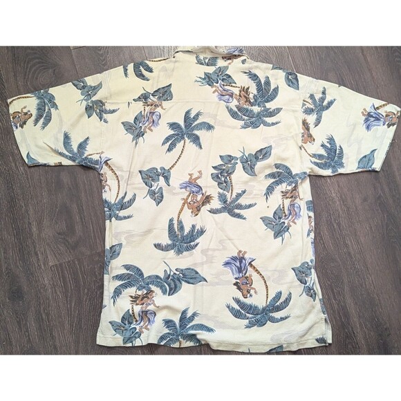 Tommy Bahama Hawaii Palm Tree Short Sleeve Men's Polo Shirt Size XL 100% Cotton - Picture 2 of 3